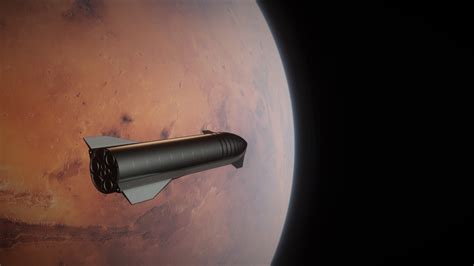 SpaceX Starship on Mars by Dale Rutherford | human Mars