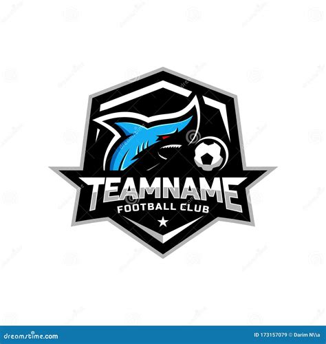 Sharks Logo for the Football Team Logo. Stock Vector - Illustration of ...