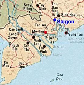 My Tho Vietnam Map | Cities And Towns Map