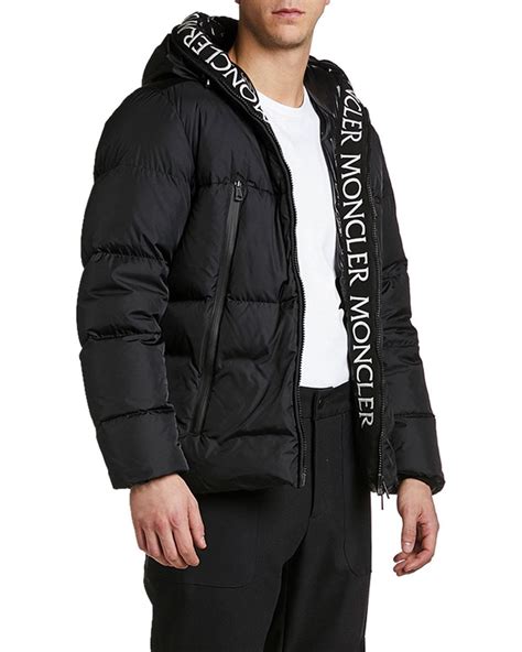 [W2C] Moncler Men's Montcla Hooded Puffer Coat Black : DesignerReps