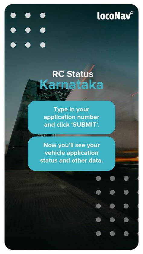 RC Status Karnataka | LocoNav