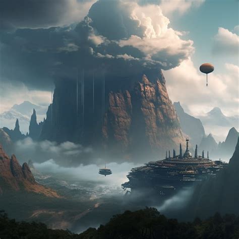 Create realistic sci fi environment concept art by Riiantd | Fiverr