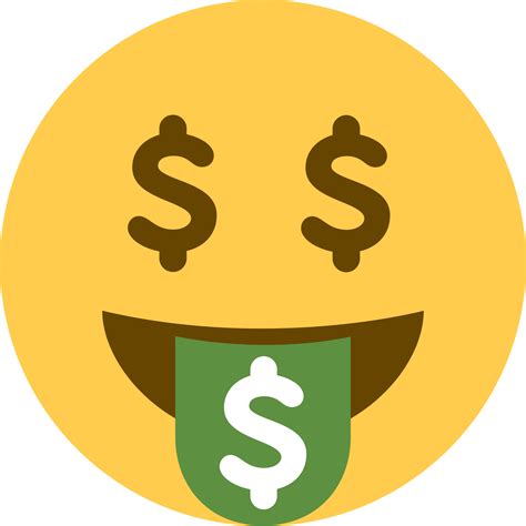 Money Face Emoji PNG Transparent Images - PNG All