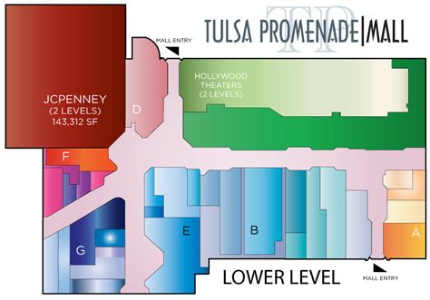 Tulsa Promenade Mall Map