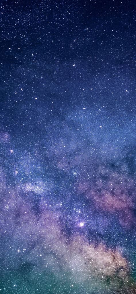 Download wallpaper 1125x2436 galaxy, milky way, space, stars, iphone x ...