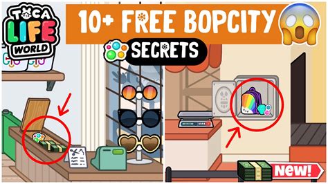 🤯All New 10+ Free Bopcity Secrets in Tocalifeworld | Toca Boca Secrets | Toca Boca - YouTube