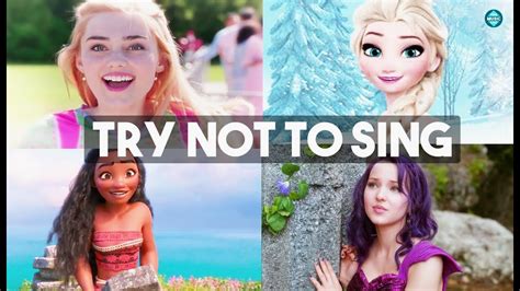 Try Not To Sing Along Challenge !! -Disney Edition- !! - YouTube