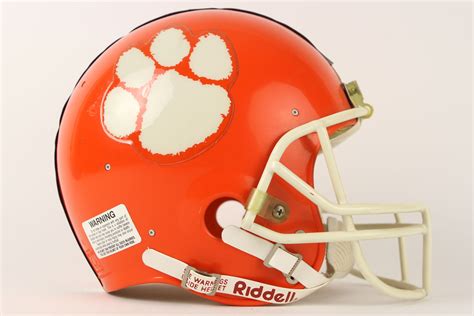 Lot Detail - 1980's circa Clemson Tigers Game Worn Football Helmet ...