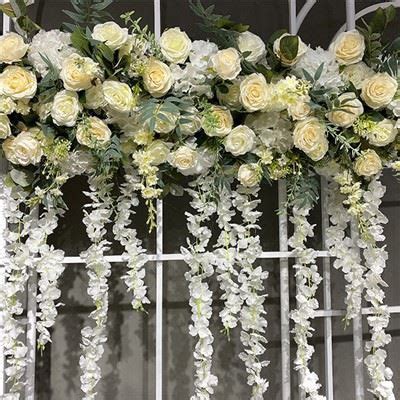 China Cheap White Flower Wedding Arch Manufacturers Suppliers Factory - Customized Service