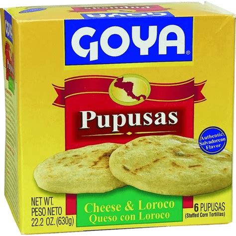 Goya Tortilla Pupusas with Loroco 12/6ct | Horizonte Group