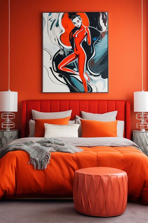 Vibrant Vermillion Vision: A Bold and Modern Red Bedroom | Bedroom red, Bedroom decor, Bedroom ...