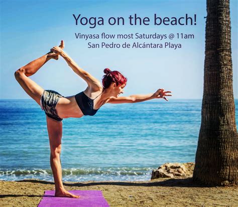 Saturday morning yoga on the beach