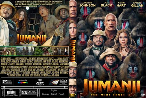 Jumanji: The Next Level (2019) R0 Custom DVD Cover & Label - DVDcover.Com