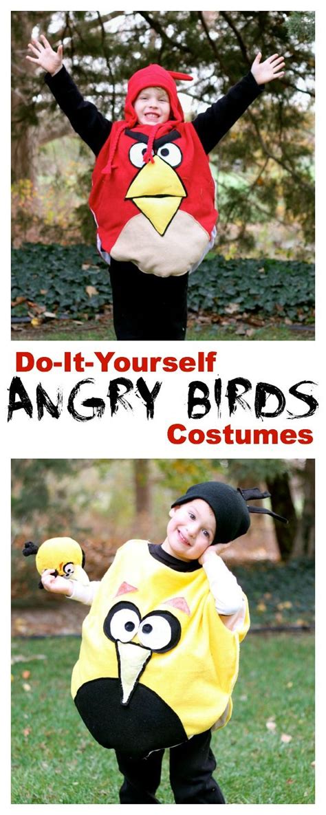 DIY Angry Bird Costumes | Angry birds costumes, Creative halloween costumes diy, Diy halloween ...