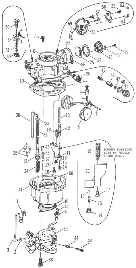 Rochester 1 Barrel Carburetor Diagram