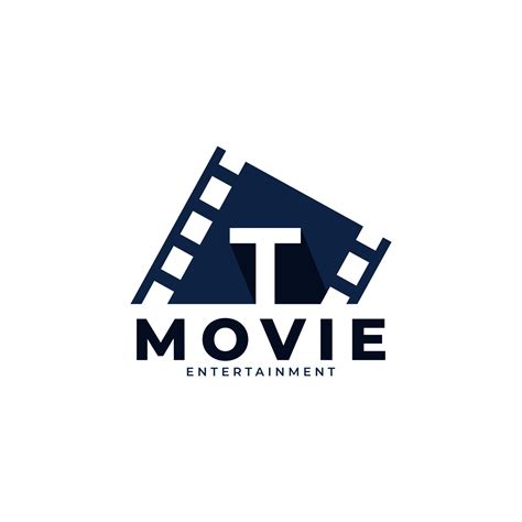 Film Logo. Initial Letter T Movie Logo Design Template Element. Eps10 ...