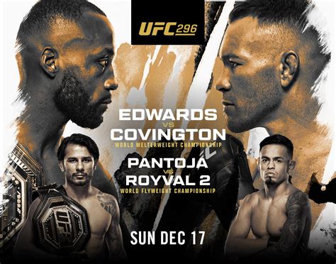 Watch UFC 296: Edwards vs Covington Live Stream on Kayo PPV