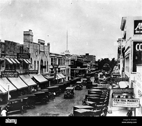 Downtown west palm Black and White Stock Photos & Images - Alamy