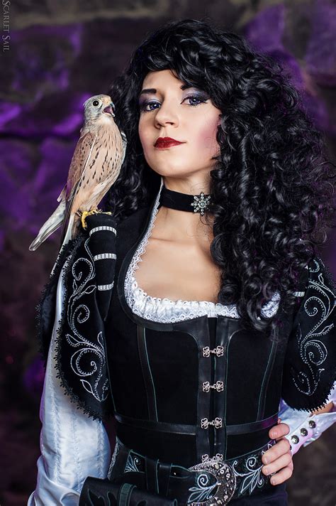 Yennefer from The Witcher booksModel and costume designer ...