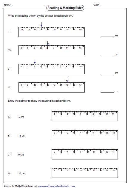 Measuring Using A Ruler