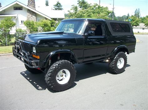 Customized ford bronco