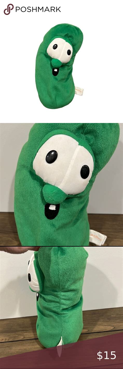 Veggie Tales Larry the cucumber plush Veggie Tales, Gibson, Larry ...