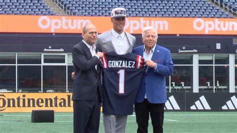 Patriots Welcome First Round Pick Christian Gonzalez To Foxboro | ABC6