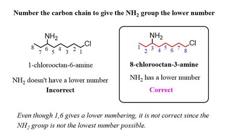 Naming amine choosing parent chain when there is a halogen ...