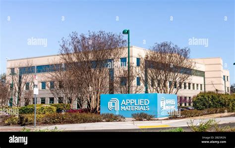 Feb 25, 2020 Santa Clara / CA / USA - Applied Materials headquarters in ...