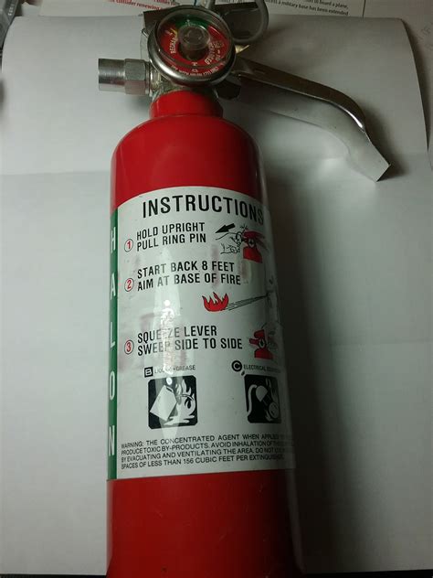 Halon fire extinguisher $125 - Avionics / Parts Classifieds - Mooneyspace.com - A community for ...