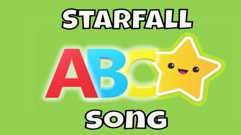 Starfall ABC Song Lyrics Animations - Starfall Alphabet Song - ABC Star... | Abc songs, Alphabet ...