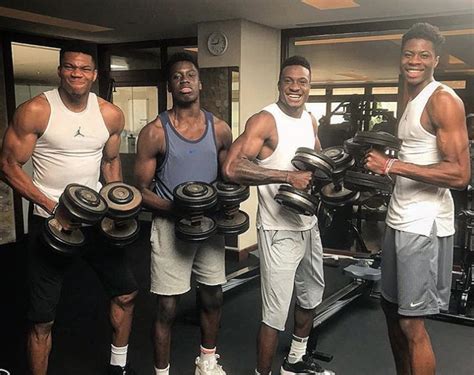 Look: Giannis Antetokounmpo, his brothers look enormous in this workout photo - The Sports Daily