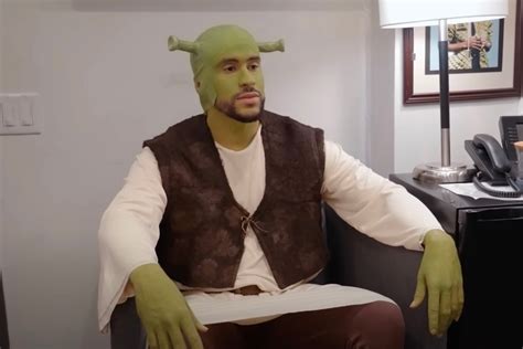 Bad Bunny Really Wants to Make a 'Shrek' Sequel in 'SNL' Sketch