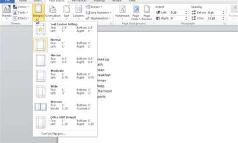 How to set 1 inch Margins in Word | HowTech