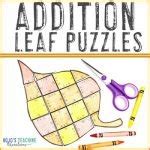 ADDITION Fall Activities | Leaf Shape Math Puzzles | FUN Tree Study Supplement - HoJo's Teaching ...