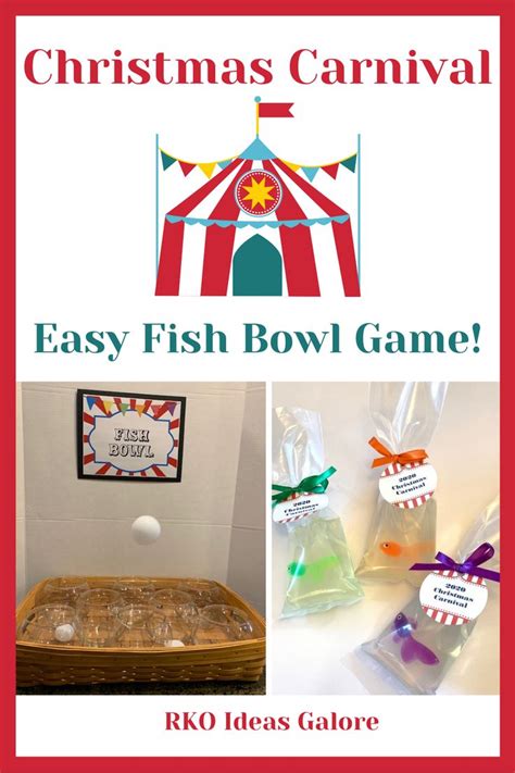 Easy Fish Bowl Game | Fish bowl game, Christmas carnival, Carnival games for kids