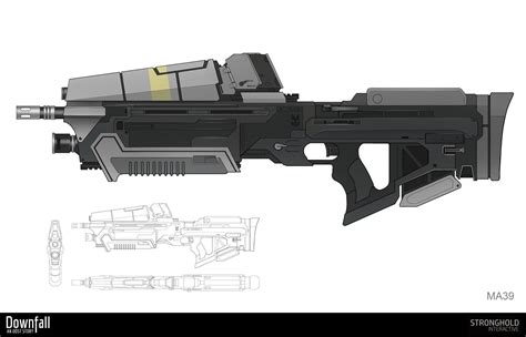 Downfall: An ODST Story MA39 Assault Rifle - Definitely feels inspired by the MA37. : r/halo