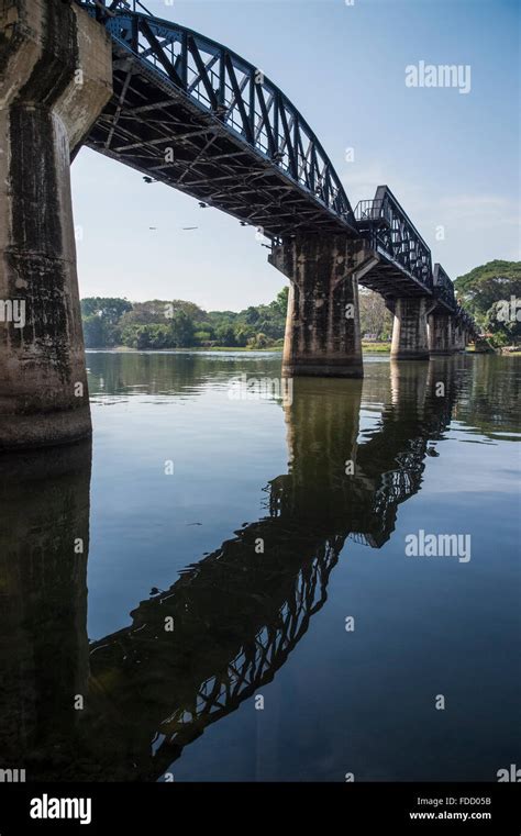 Siam Burma Death Railway Bridge on the River Kwai Stock Photo - Alamy