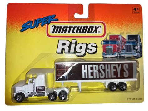 NEW~VTG~1993~MATCHBOX~SUPER RIGS~HERSHEYS SEMI Truck Tractor Trailer~Nip $14.38 - PicClick