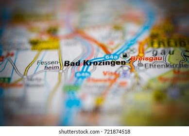 Bad Krozingen On Map Stock Photo 721874518 | Shutterstock