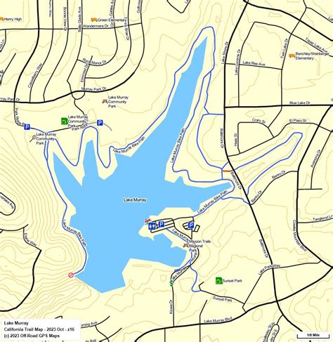 Murray Reservoir - California Trail Map