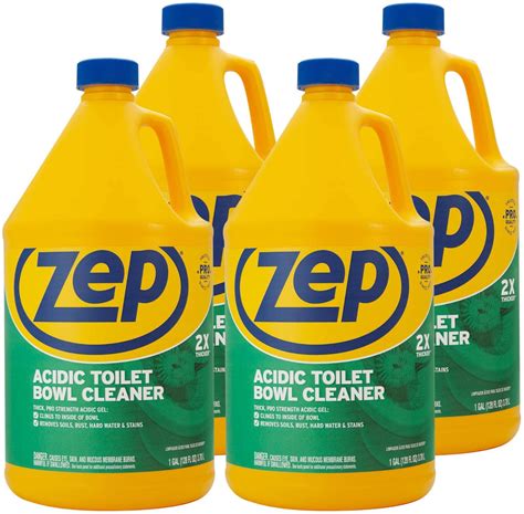 Zep Acidic Toilet Bowl Cleaner 128oz R43710 (Case of 4) - Walmart.com