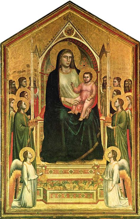 Art in Tuscany | Giotto di Bondone | Ognissanti Madonna (Madonna in Maestà)