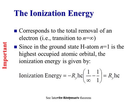 What Is The Equation Of Ionization Energy - Tessshebaylo