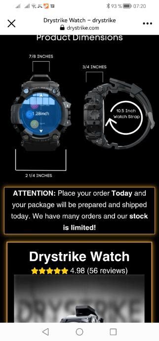 Smartwatch Drystrike