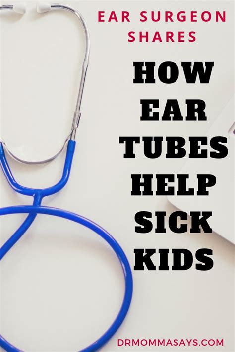 5 Times Ear Tubes Can Rescue Your Sick Child - Dr Momma Says