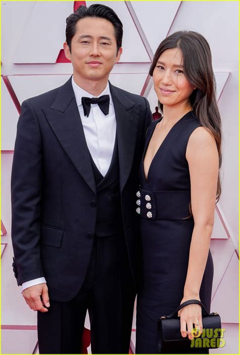 Photo: steven yeun wife joana pak oscars red carpet 05 | Photo 4547597 | Just Jared ...