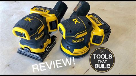 Review of Dewalt Cordless Orbital and Sheet Sander - YouTube