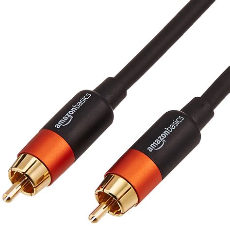 Amazon Basics Digital Audio Coaxial Cable - 4 Feet, 5-Pack- Buy Online ...