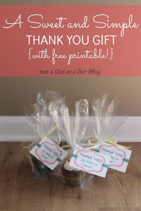 A Sweet and Simple Thank You Gift (with FREE Printable!) | Abby Lawson